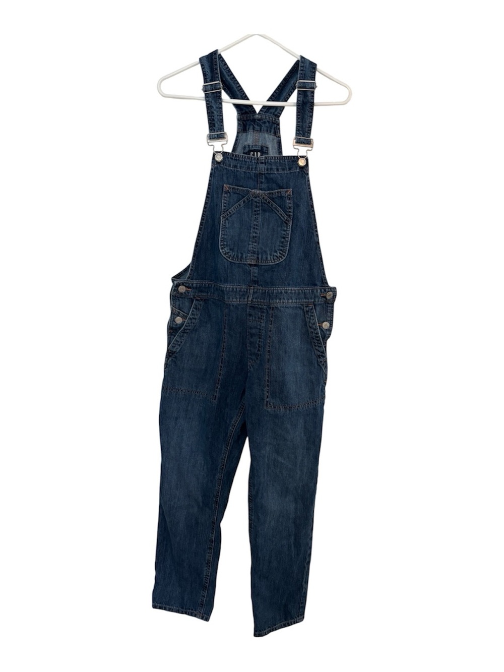 GAP Small Women’s Medium Wash Blue Denim Overalls
